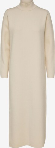 SELECTED FEMME Knitted dress 'Merla' in Beige: front