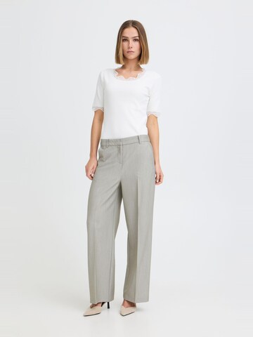 Oxmo T-Shirt ' OXNSuna Lace ' in Weiß