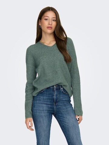 ONLY Sweater 'ONLCamilla' in Green: front