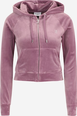 Juicy Couture Tall Bluza rozpinana 'MADISON' w kolorze fioletowy: przód