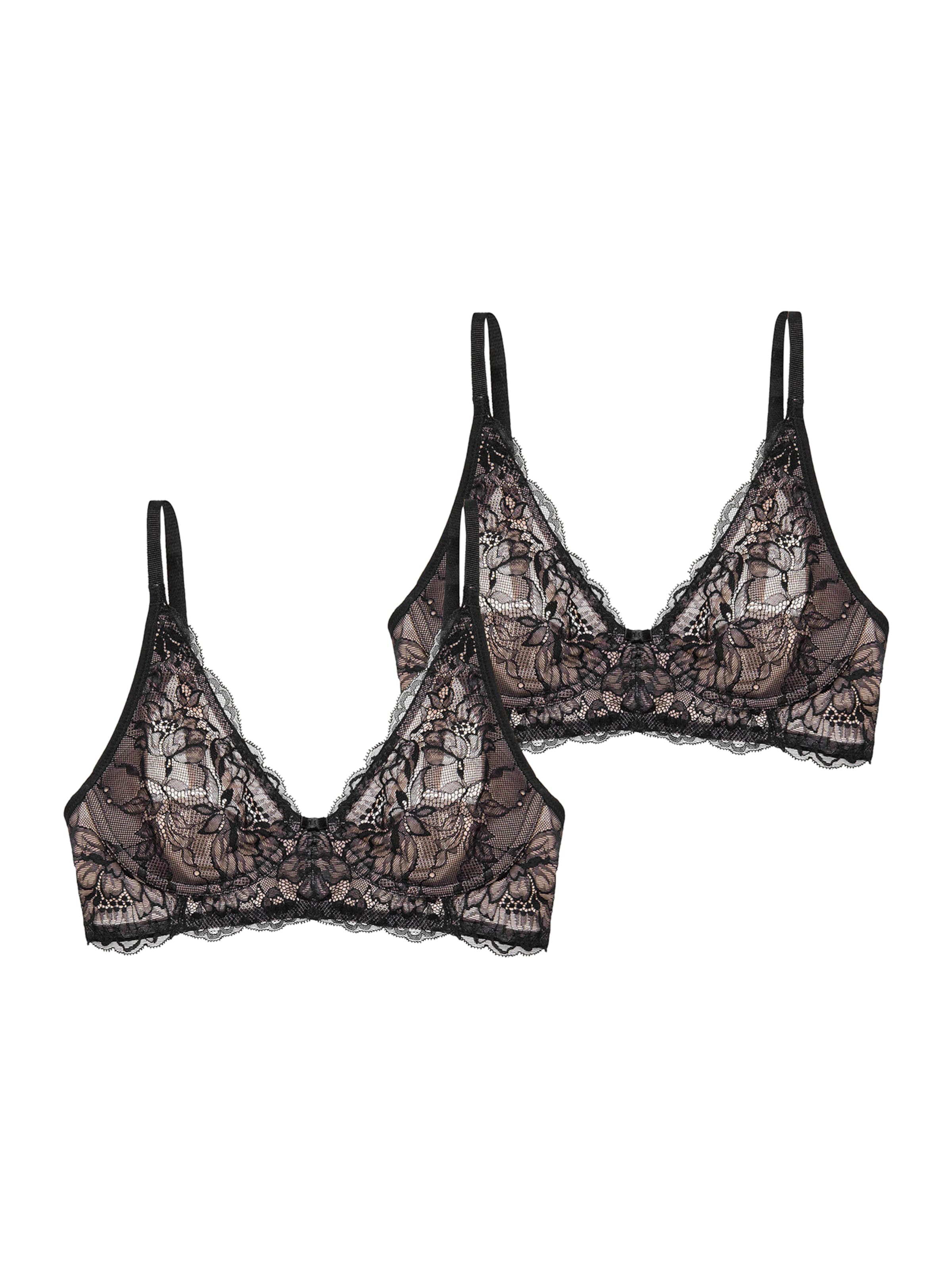 Invisible Soutien-gorge ' Amourette Charm ' TRIUMPH en noir : devant