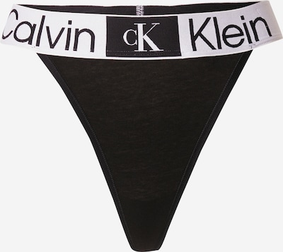 Calvin Klein Underwear String in de kleur Zwart / Wit, Productweergave