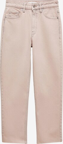 MANGO Regular Jeans 'BLANCA' in Roze: voorkant