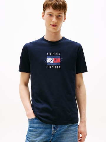 mėlyna TOMMY HILFIGER Marškinėliai: priekis