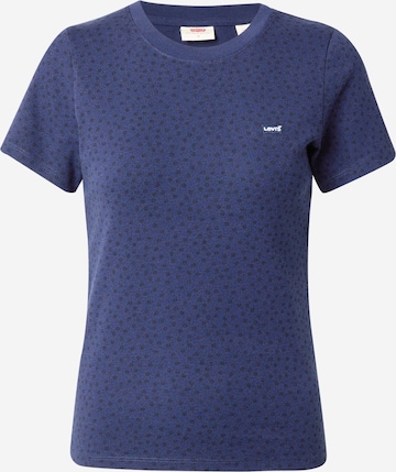 LEVI'S ® Shirt 'SS Rib Baby Tee' in Blau: predná strana