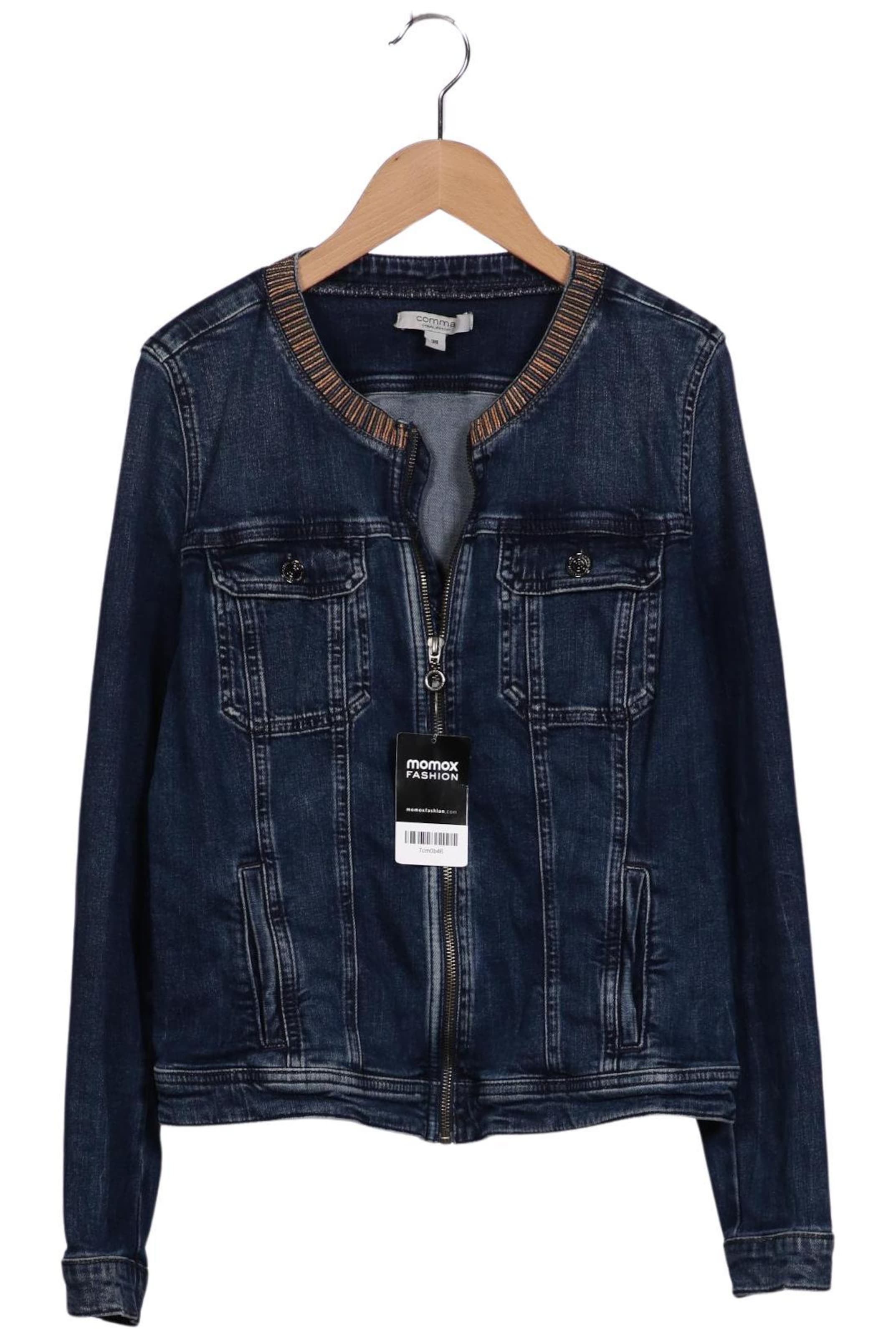 COMMA Jacke M in Blau: Vorderseite