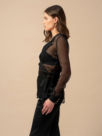 Anse Victorin Bluse 'Eva'‌‌‌‌‌ in Schwarz