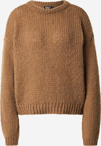 ONLY Πουλόβερ 'ONLALYSSA' σε καφέ: μπροστά