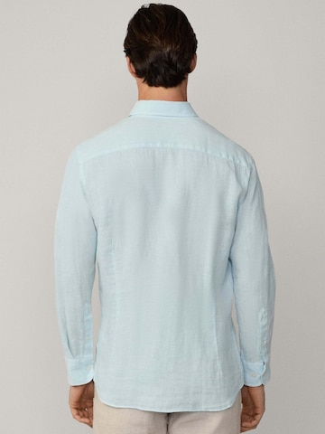 Hackett London Regular Fit Hemd 'Ess' in Blau