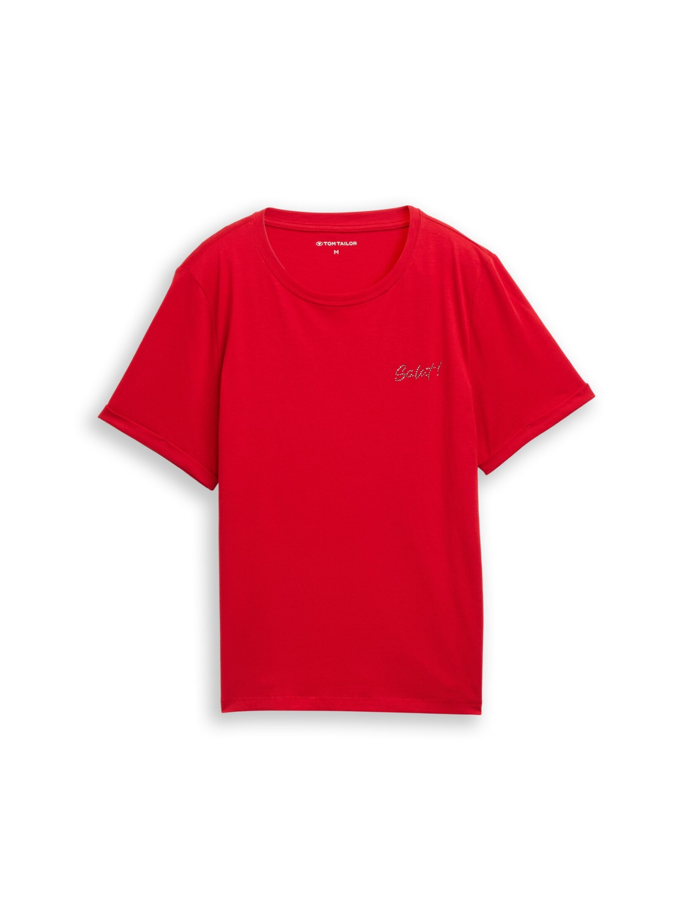 TOM TAILOR Shirt in Red: front
