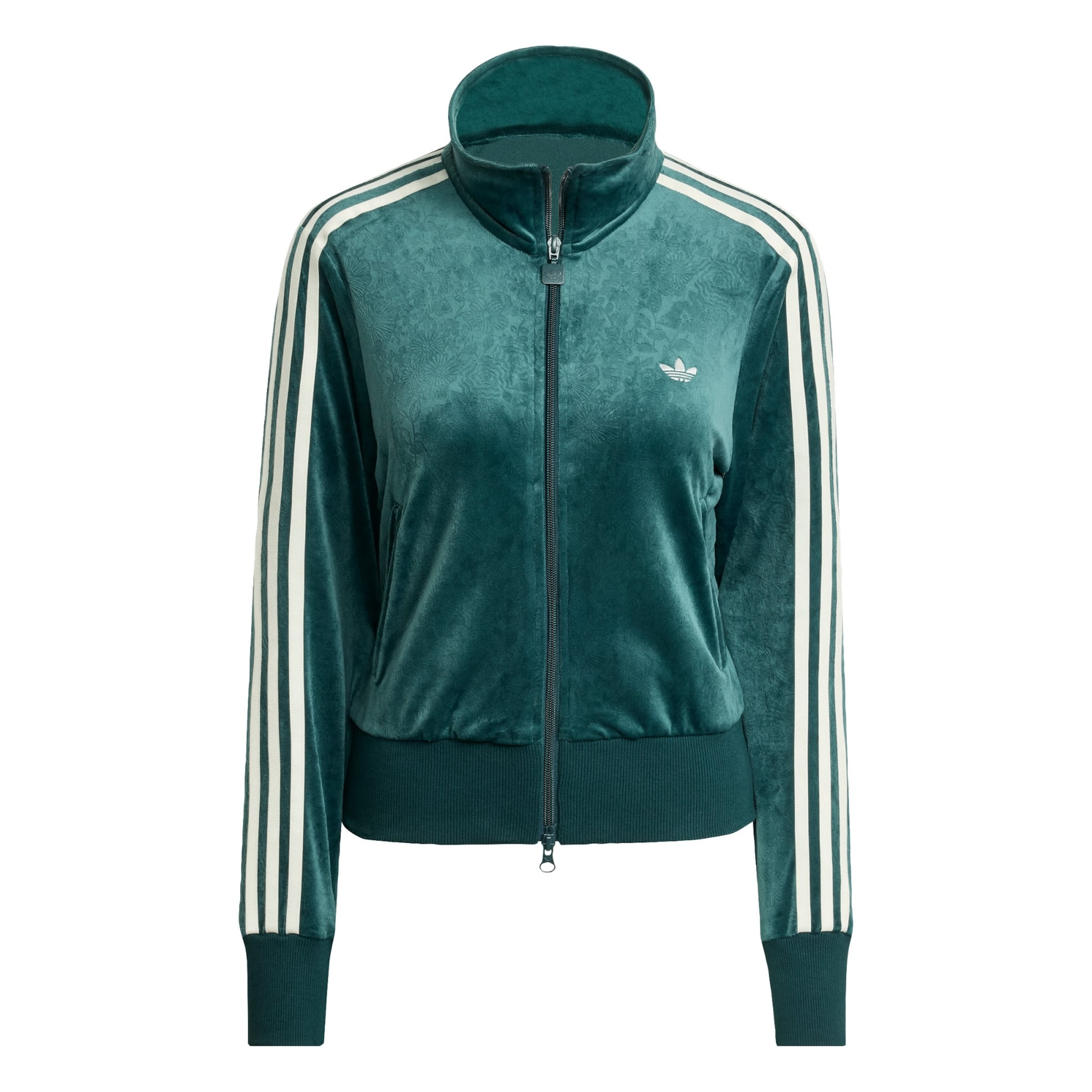 Veste de survêtement 'Adidas Originals x Liberty London Firebird' ADIDAS ORIGINALS en vert : devant