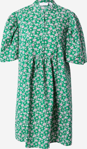 VILA Košilové šaty 'FURA' – zelená: přední strana