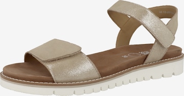ARA Sandals in Gold: front