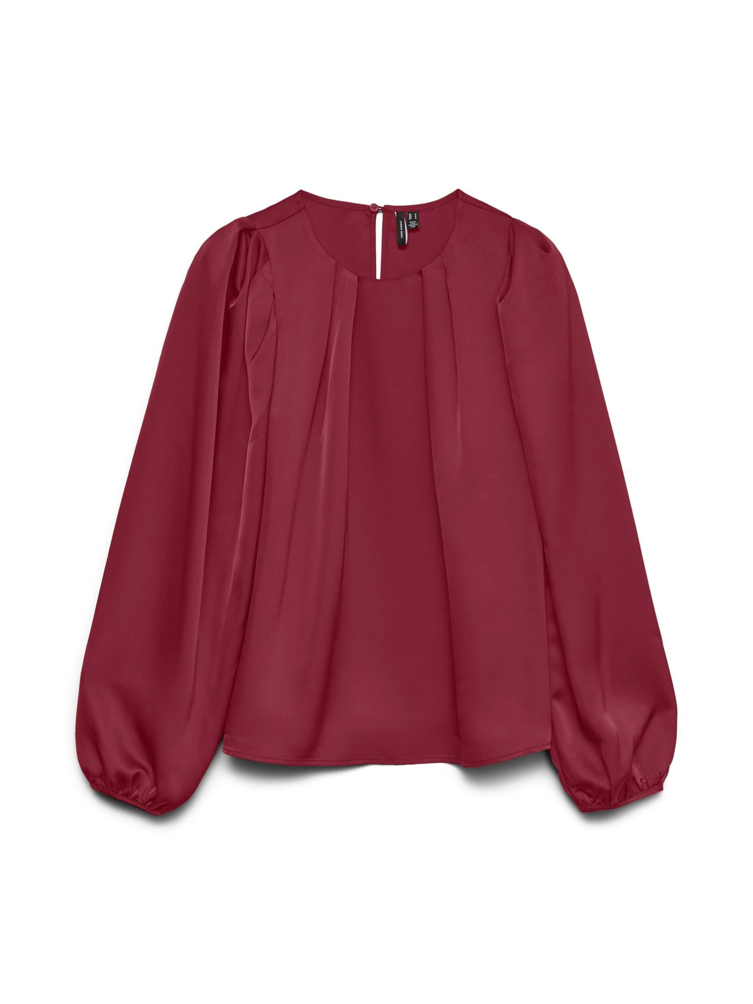 VERO MODA Bluse 'VMVICTORIE' i rød: forside