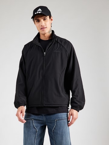 Veste mi-saison 'Teamgeist Adicolor' ADIDAS ORIGINALS en noir : devant