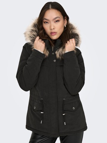 ONLY Winter Parka 'New Starline' in Black: front