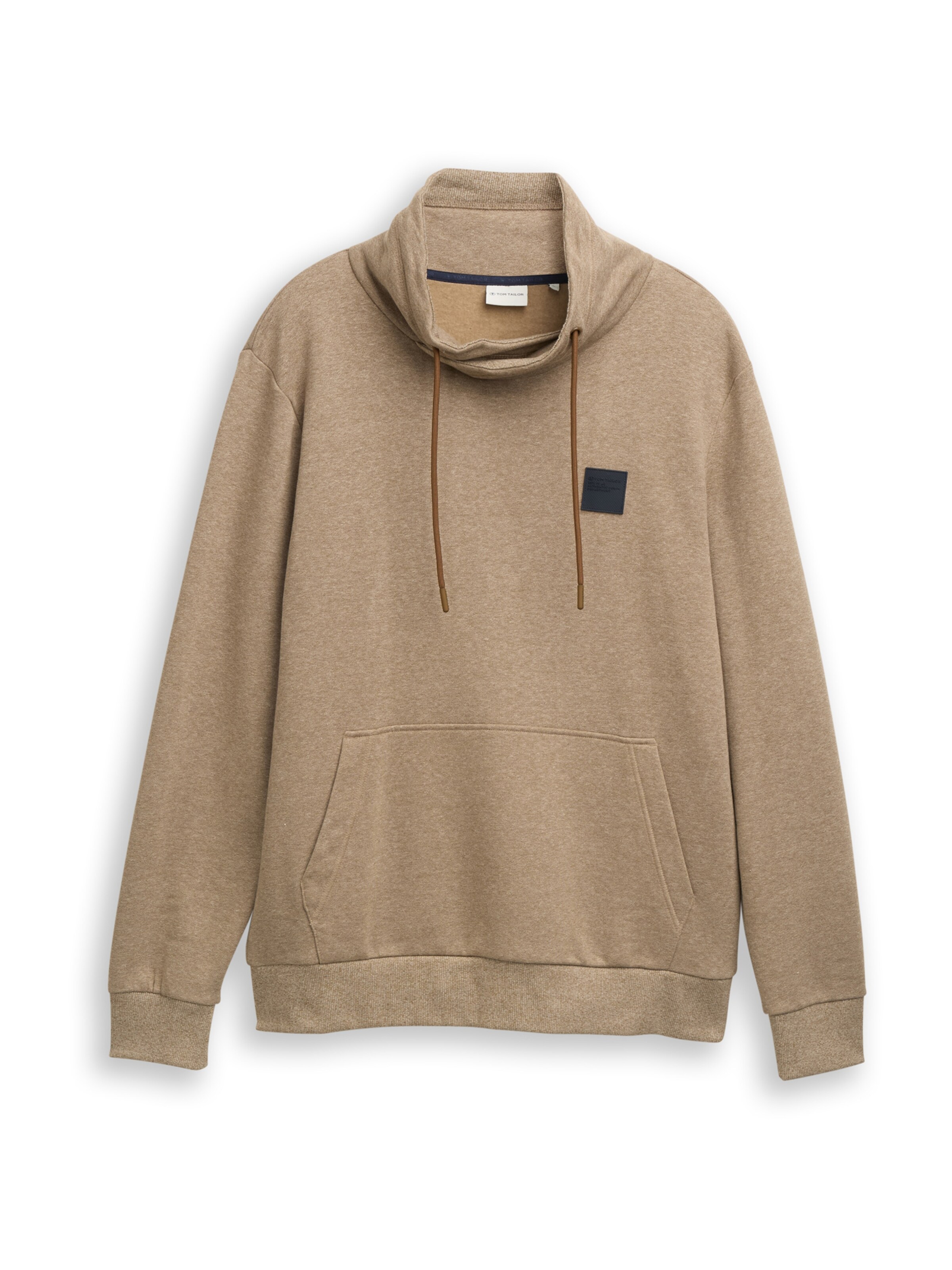 TOM TAILOR Sweatshirt in Beige: front