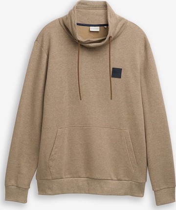 TOM TAILOR - Sweatshirt em bege: frente