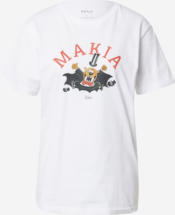 MAKIA Shirt 'Vampire' in White: front