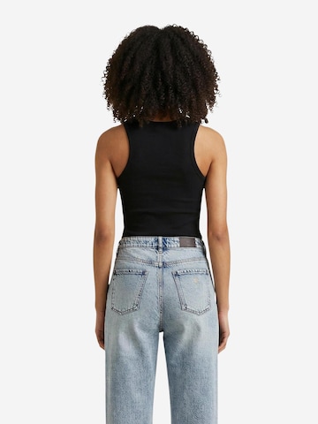 Top 'KLJ Ribbed B2W17085' di KARL LAGERFELD JEANS in nero