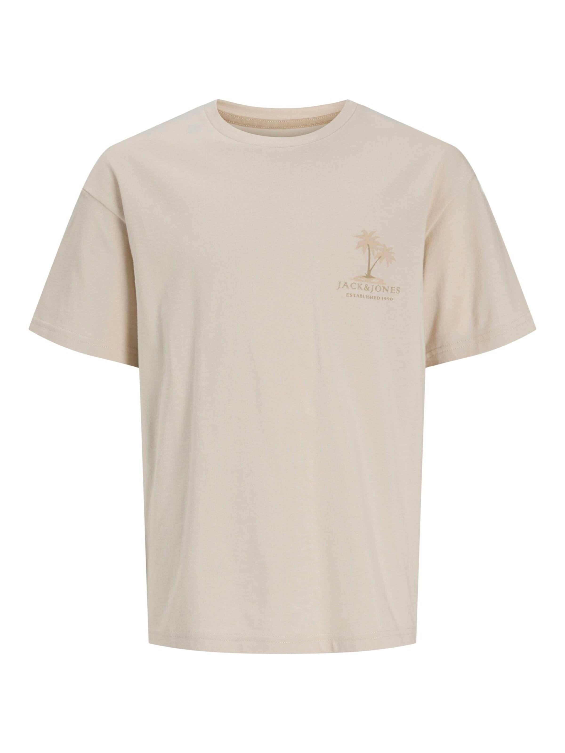 JACK & JONES Shirt in Beige: front