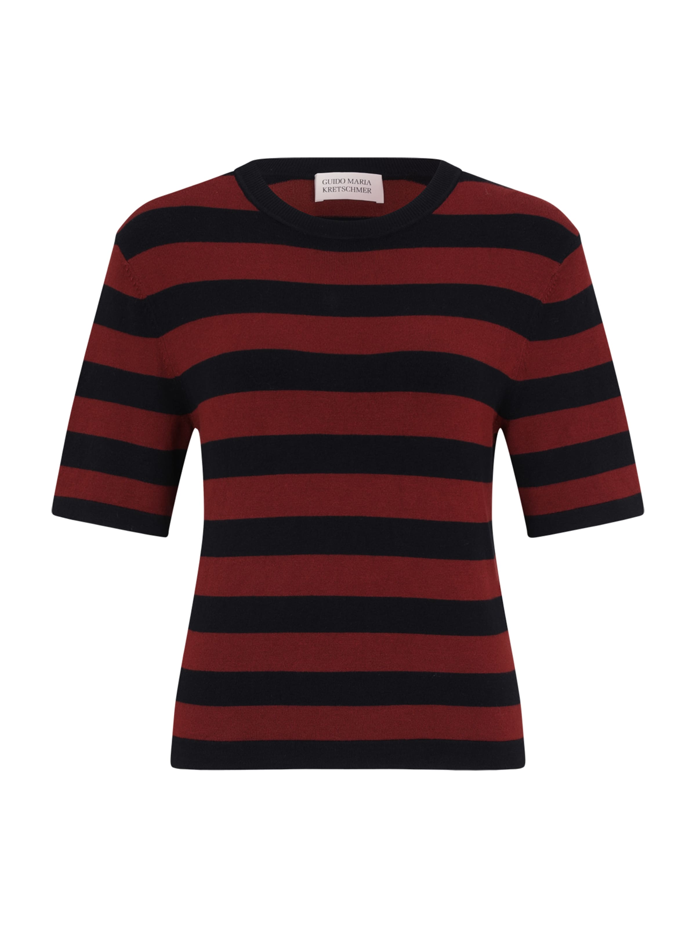 Guido Maria Kretschmer Women Shirt 'Maria' in dunkelrot / schwarz, Produktansicht