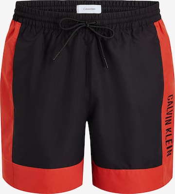 Shorts de bain 'Intense Power' Calvin Klein Swimwear en orange : devant
