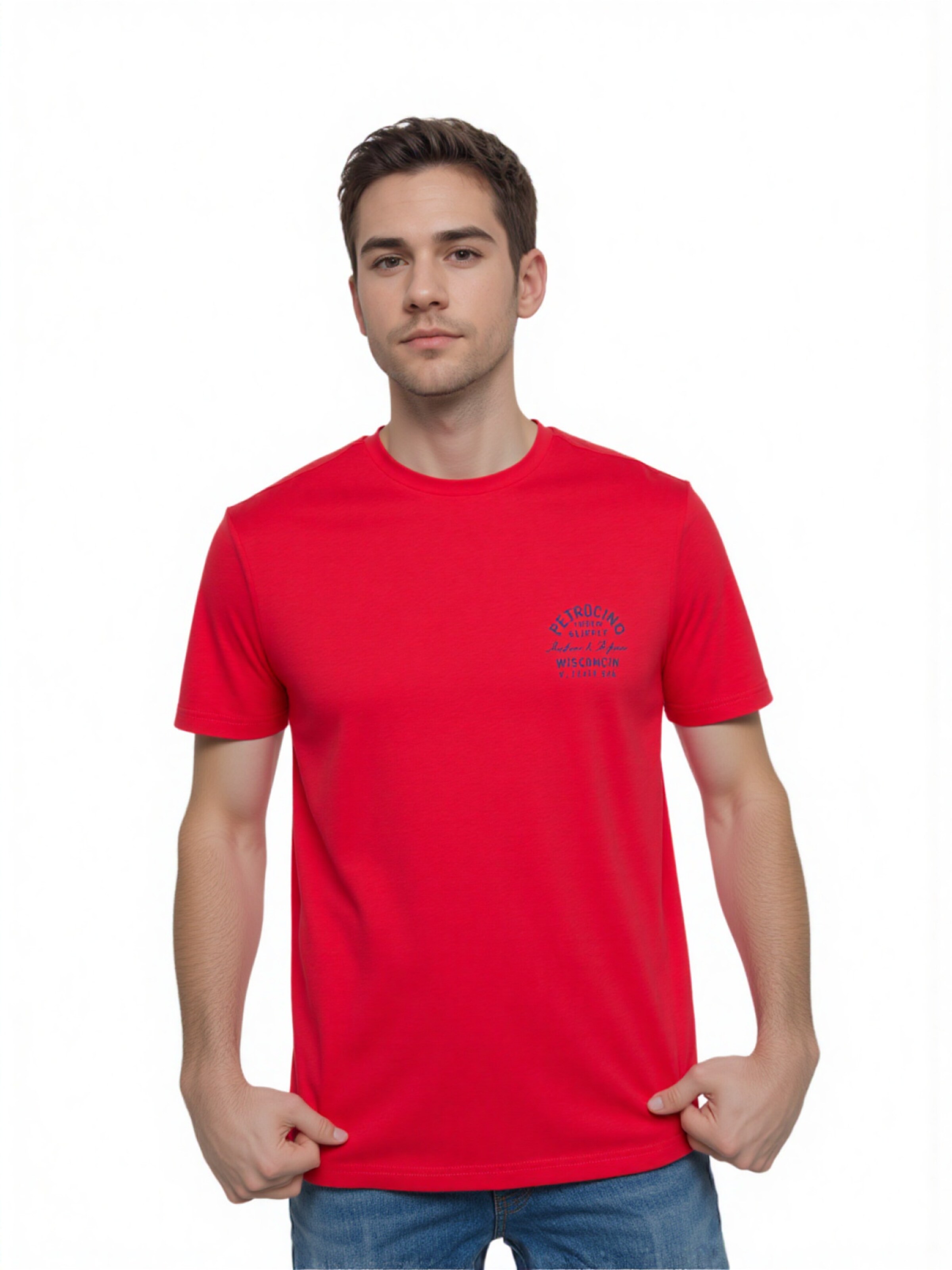 Maglietta di Petrol Industries in rosso: frontale