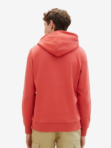 TOM TAILOR - Sweatshirt em vermelho
