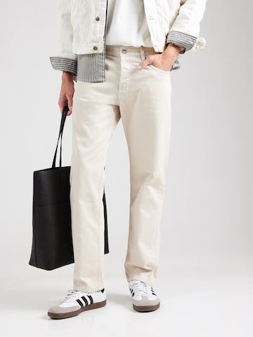NN07 Regular Trousers 'Sonny 1874' in Beige: front