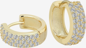 Akzent Ohrringe 'Senna, 925 Sterlingsilber, langlebig' in Gold: Vorderseite