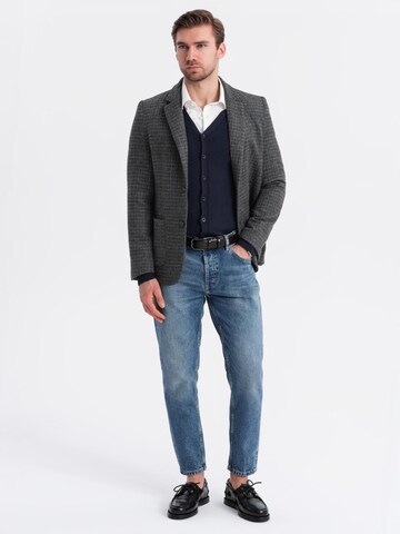 Regular fit Giacca da completo di Ombre in grigio