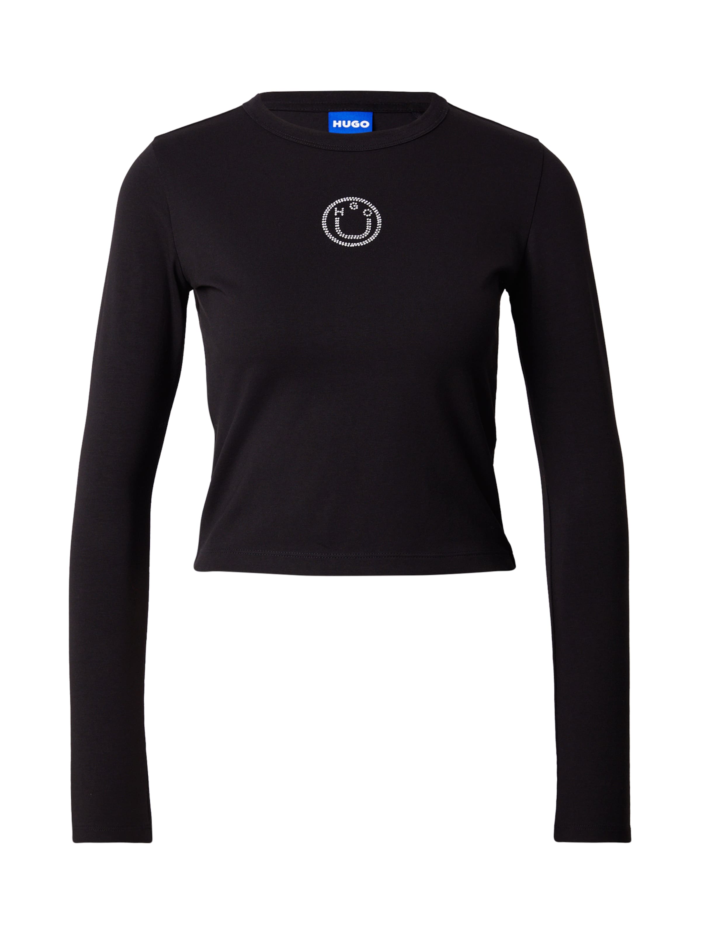 HUGO Majica 'Daliriee' | črna barva: sprednja stran