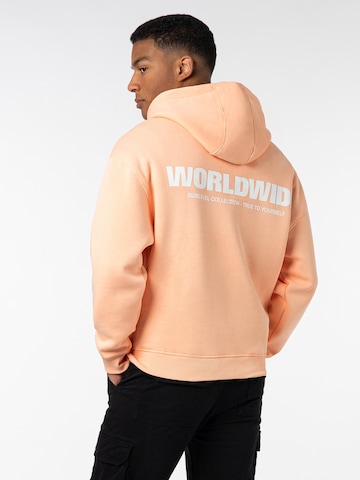 Sublevel Sweatshirt 'Worldwide' in Oranje