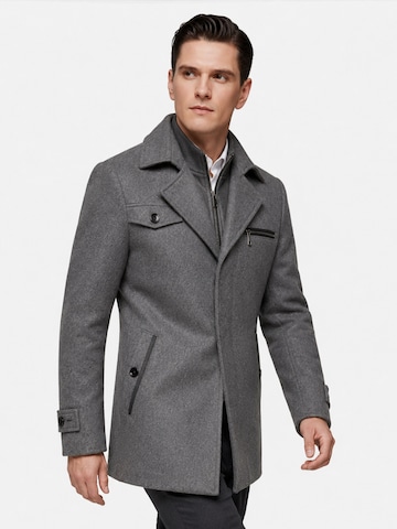 ALLTHEMEN Winter Coat 'Froststille' in Grey