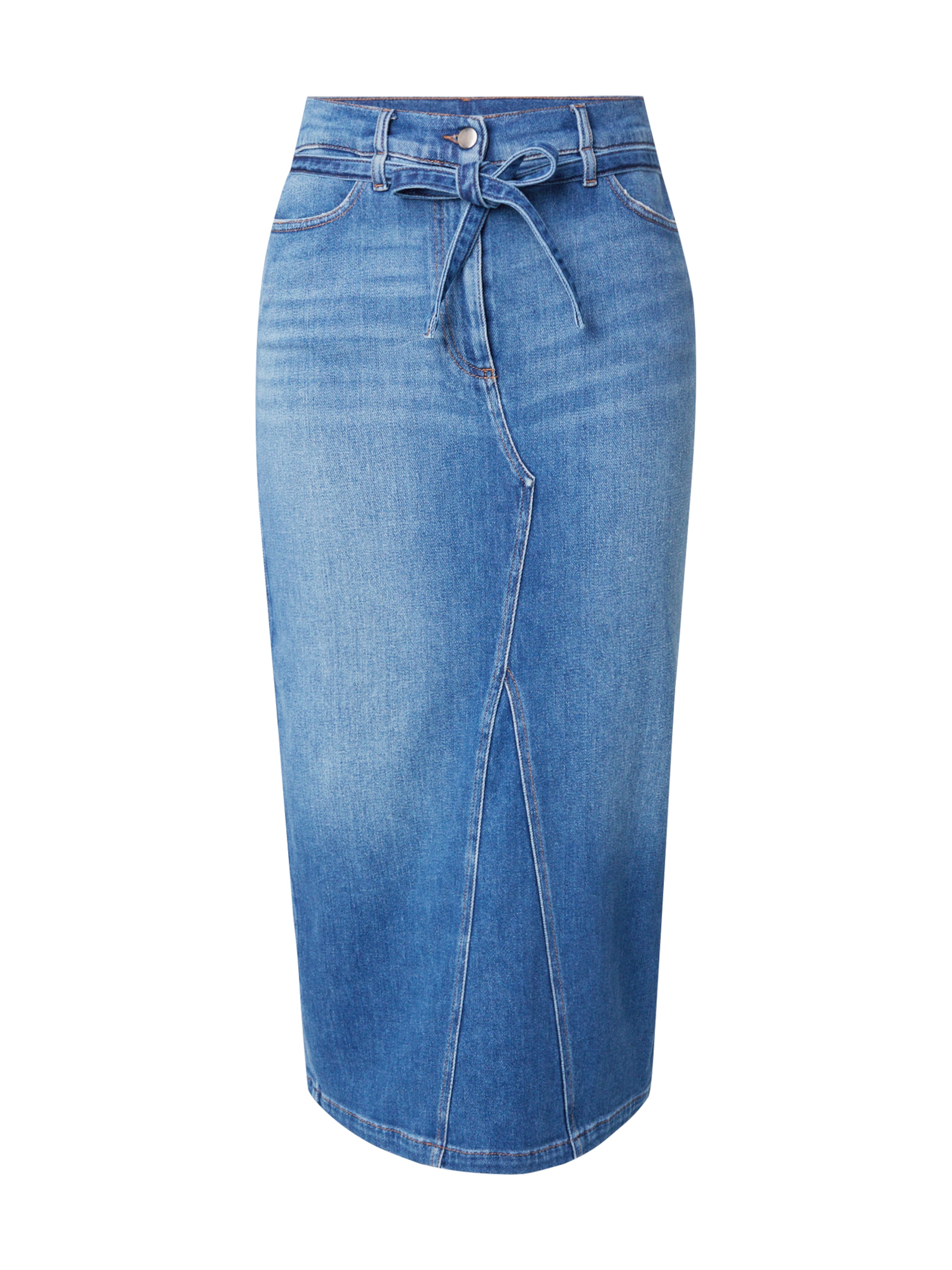 Jupe 'MARAT' Persona by Marina Rinaldi en bleu : devant