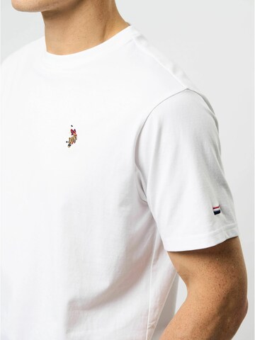 T-Shirt 'Nord' U.S. POLO ASSN. en blanc