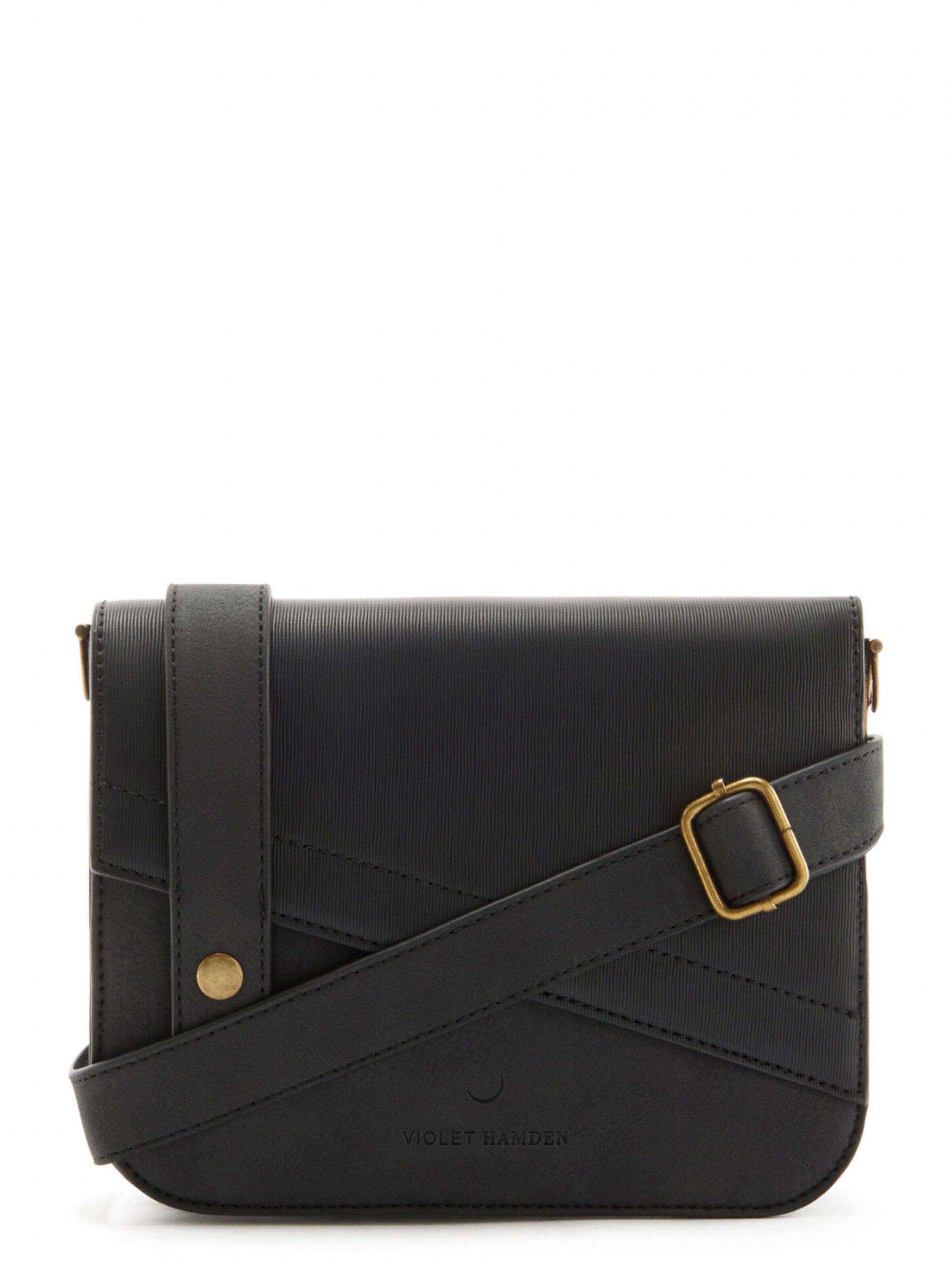 Violet Hamden Crossbody bag in Black: front