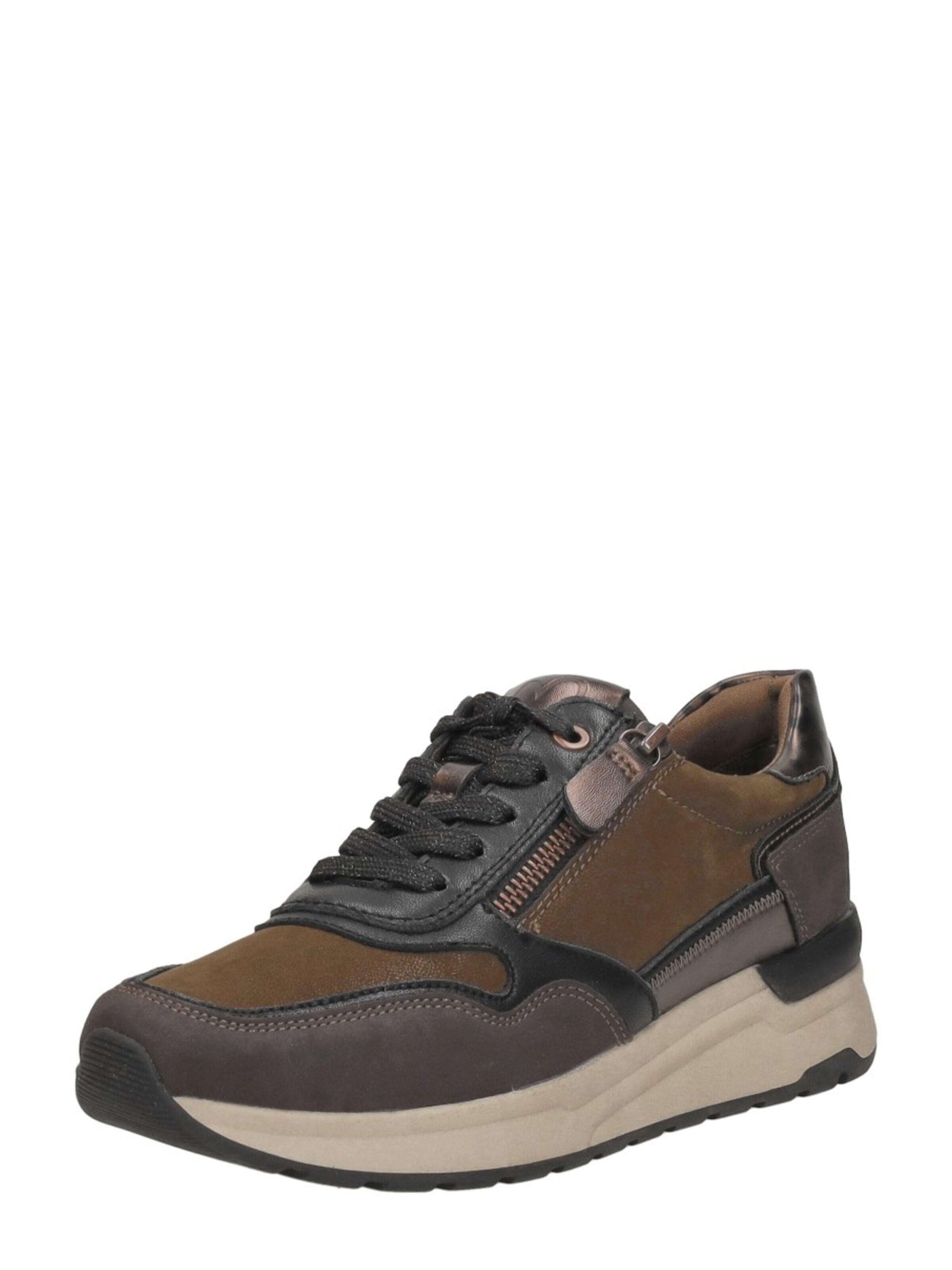 MARCO TOZZI Sneakers laag 'Sneakers Laag' in Bruin
