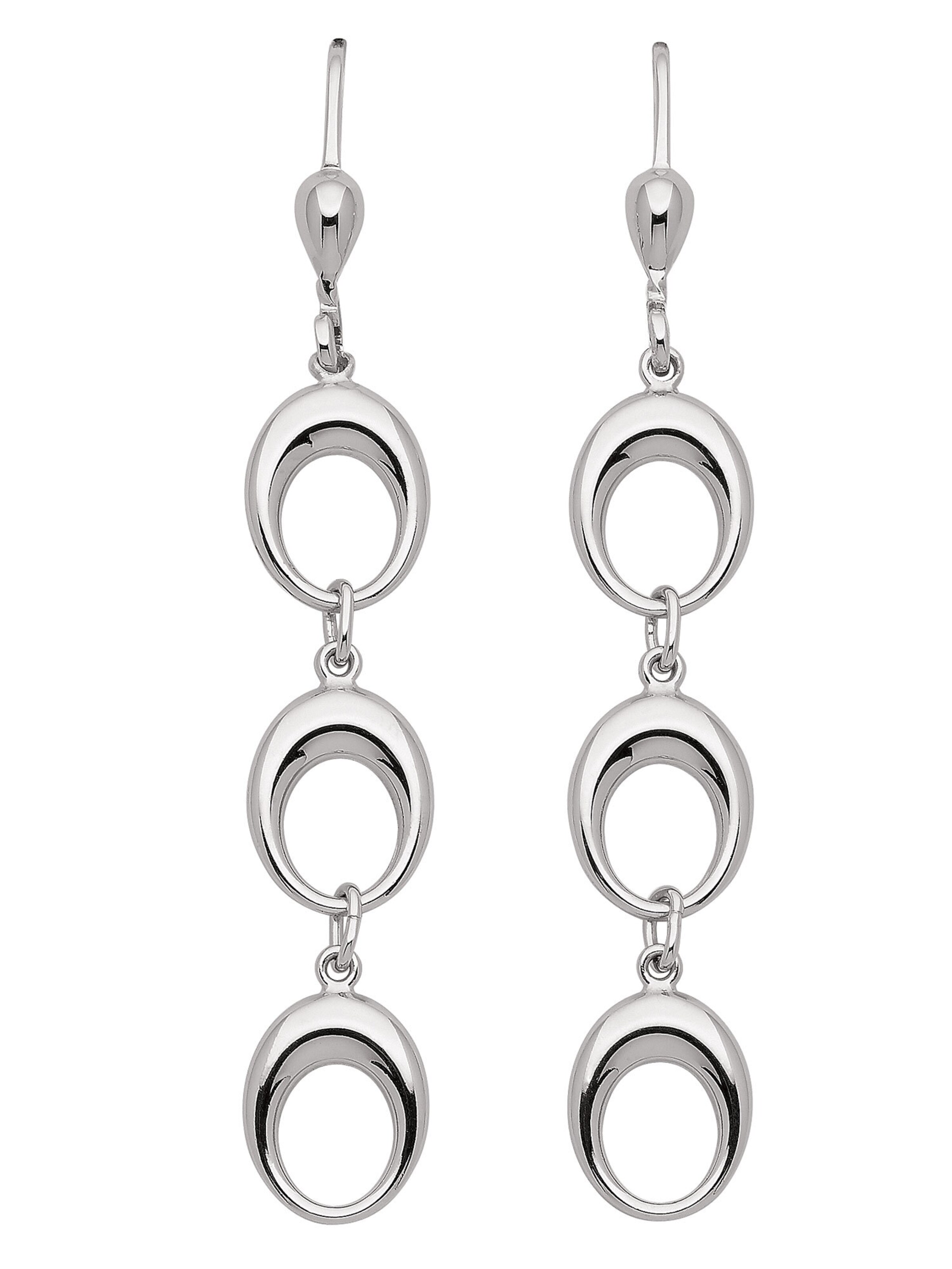 Adelia´s Earrings in Silver: front