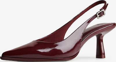 Bershka Remmiavokkaat värissä burgundin punainen, Tuotenäkymä