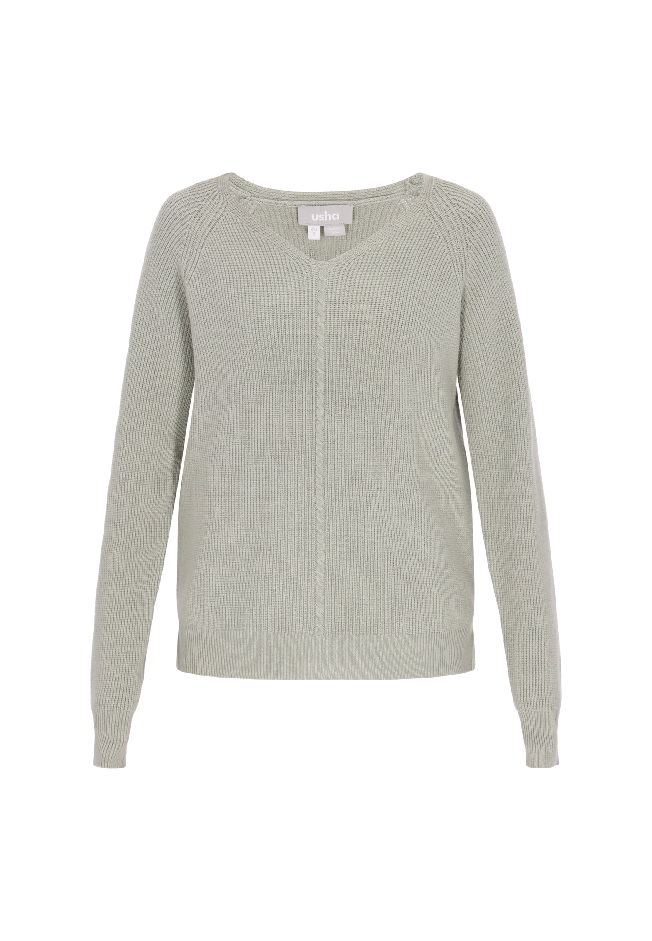Usha - Pullover em verde: frente