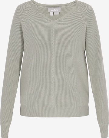 Usha - Pullover em verde: frente