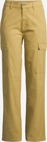 Pantalon cargo AÉROPOSTALE en beige : devant
