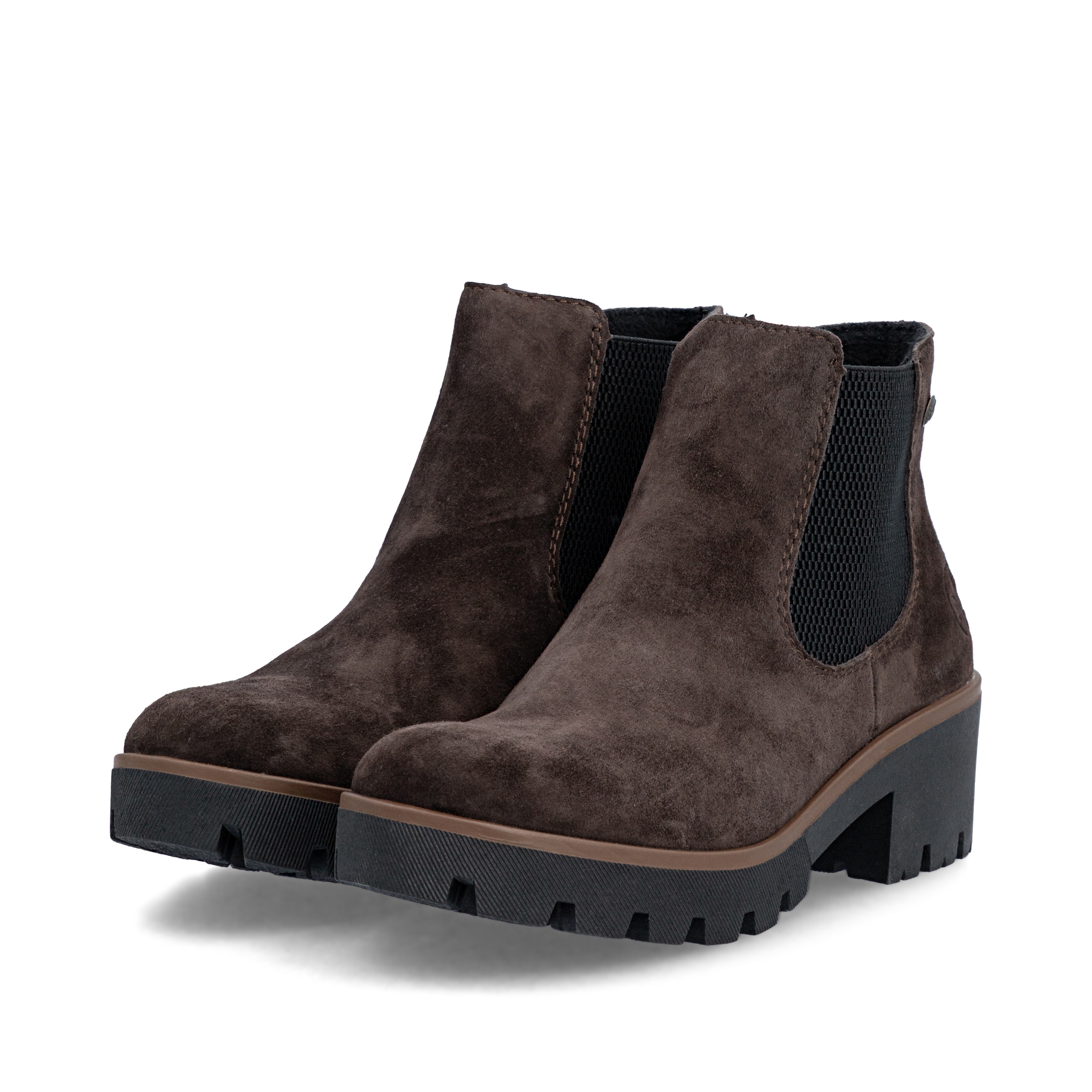 Chelsea Boots Rieker en marron