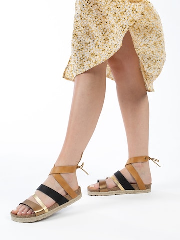 Bayton Sandal 'Braltar' in Mixed colours: front