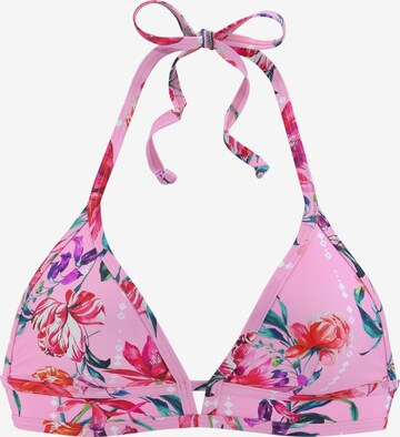 SUNSEEKER Triangel Bikinitop in Roze: voorkant