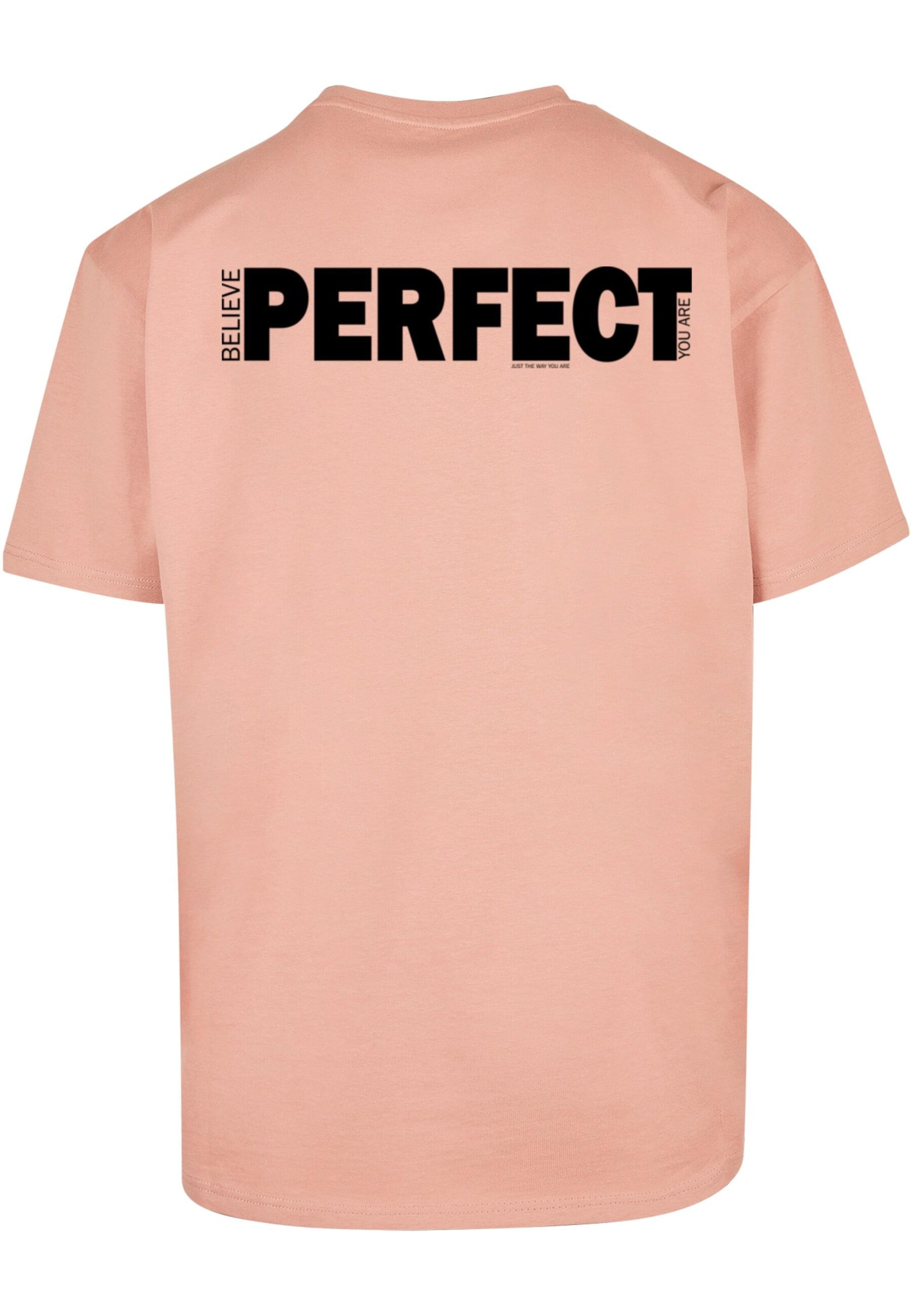 Merchcode Shirt ' Believe Front' in Pink