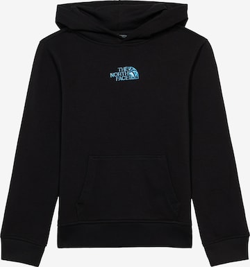 THE NORTH FACE Urheilullinen collegepaita värissä musta: etupuoli