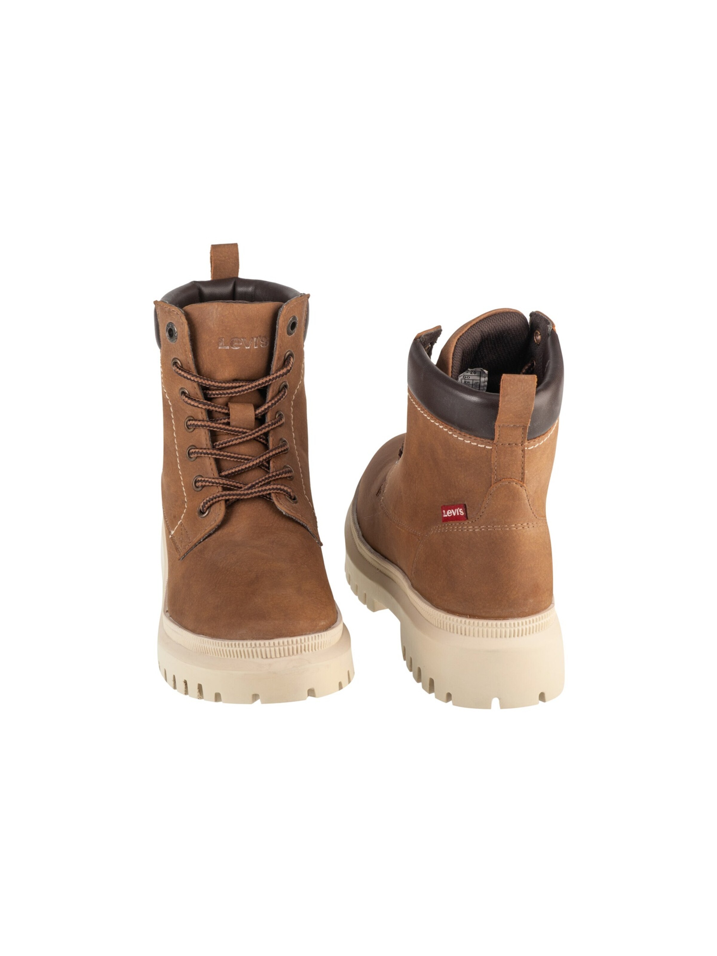 LEVI'S ® Lace-Up Ankle Boots 'Lennox' in Brown